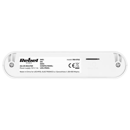 Router 4G LTE cu Wi-Fi, microSIM, 10 utilizatori, Rebel RB-0702