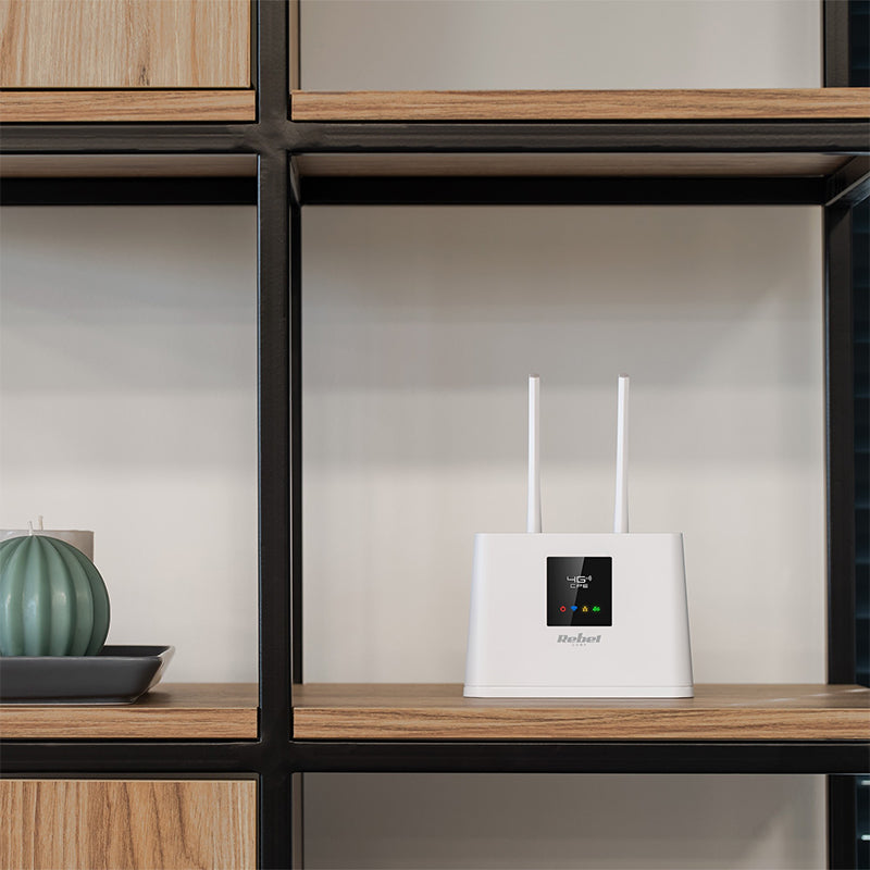 Router 4G LTE cu Wi-Fi, microSIM, 10 utilizatori, Rebel RB-0702