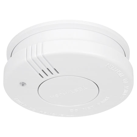 Senzor de fum optic cu alarmă, buton test și notificare baterie Rebel RB-0901