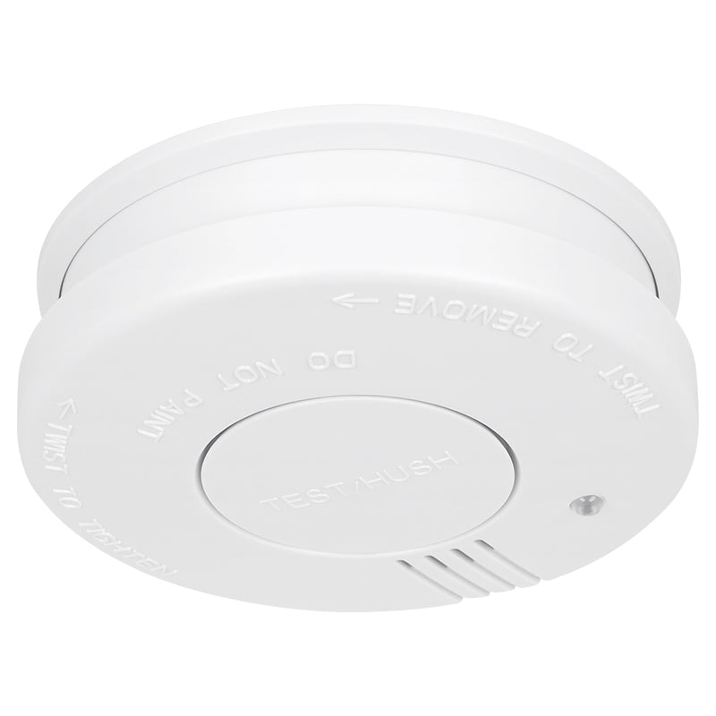 Senzor de fum optic cu alarmă, buton test și notificare baterie Rebel RB-0901
