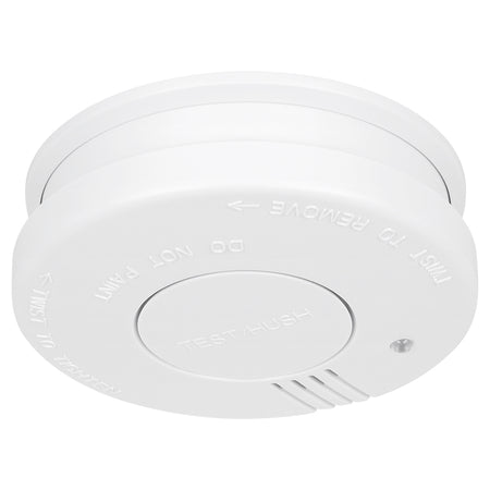 Senzor de fum optic cu alarmă, buton test și notificare baterie Rebel RB-0901