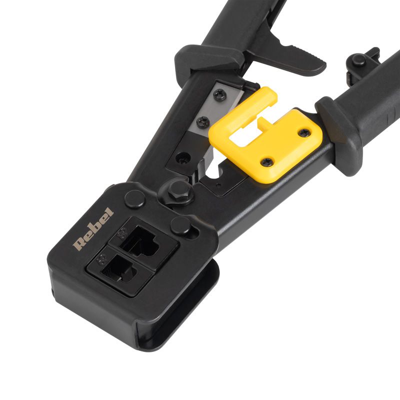 Clește sertizare RJ45 RJ11 RJ12 cu dezizolare Rebel RB-1007