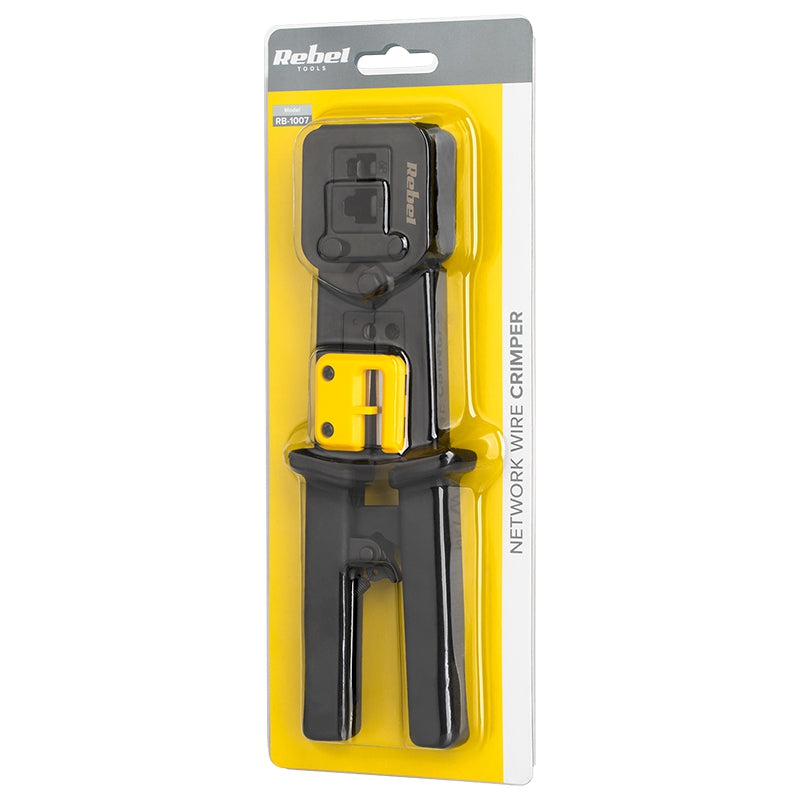 Clește sertizare RJ45 RJ11 RJ12 cu dezizolare Rebel RB-1007