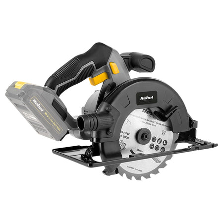 Fierăstrău circular 20V fără acumulator, ergonomic, fără baterie Rebel RB-1032