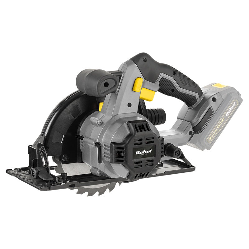 Fierăstrău circular 20V fără acumulator, ergonomic, fără baterie Rebel RB-1032