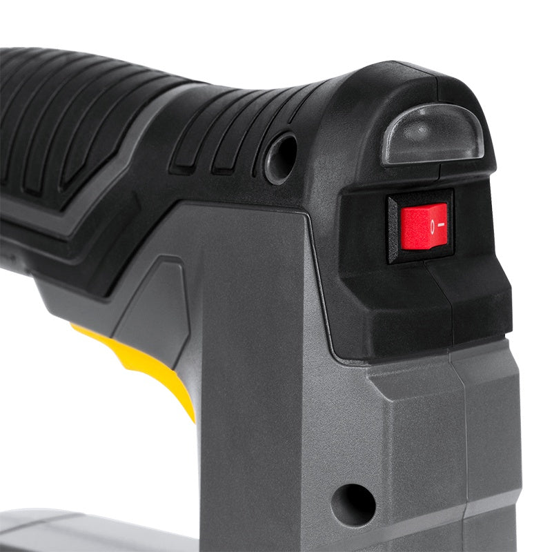 Capsator cu acumulator pentru capse 6-12 mm și cuie 10 mm Rebel RB-1033