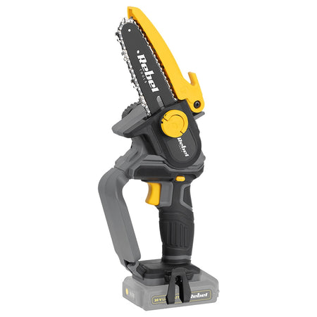 Mini fierăstrău cu lanț 20V fără acumulator, design compact, Rebel RB-1034