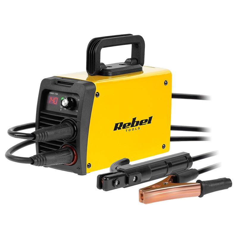 Aparat de sudură MMA 10-140 A cu afișaj LED Rebel RB-1040