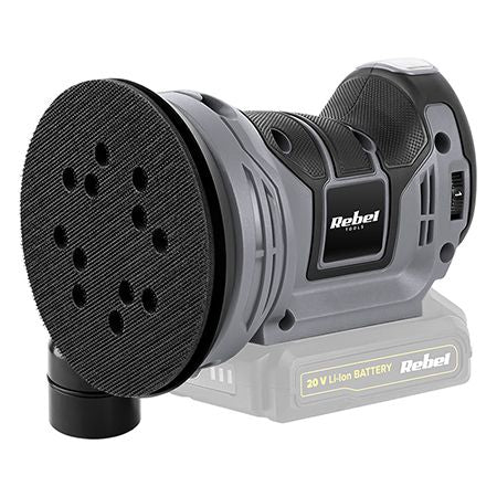 Șlefuitor orbital fără acumulator de 20 V cu taler de 125 mm Rebel RB-1059