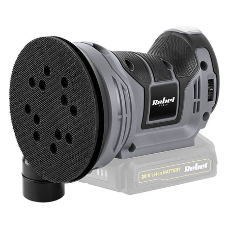 Șlefuitor orbital fără acumulator de 20 V cu taler de 125 mm Rebel RB-1059