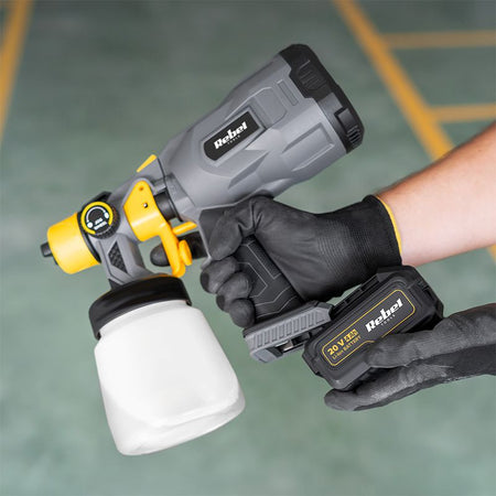 Pistol de vopsit 20 V cu duză de 1,8 mm și rezervor de 800 ml fără acumulator Rebel RB-1061