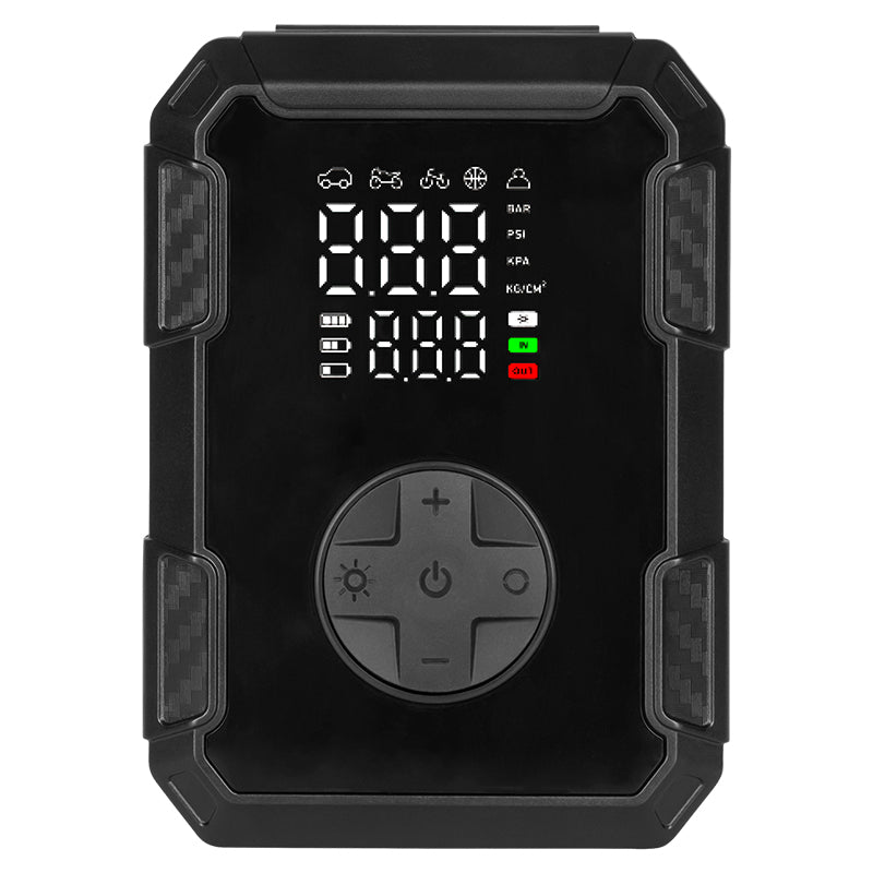 Compresor portabil cu acumulator 4000 mAh și presiune maximă 150 PSI Rebel RB-1062