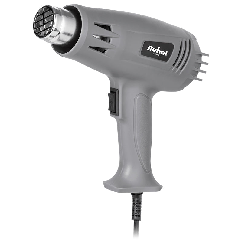 Pistol cu aer cald 1600 W, ergonomic, 2 trepte, Rebel RB-1098