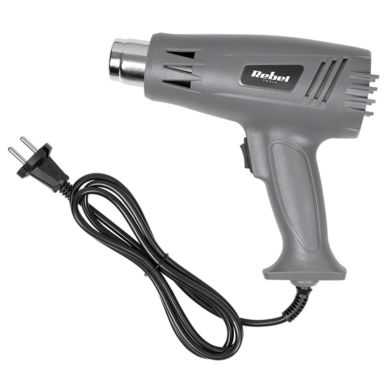 Pistol cu aer cald 1600 W, ergonomic, 2 trepte, Rebel RB-1098