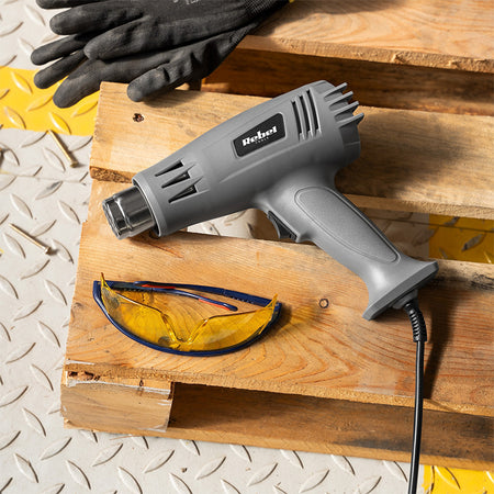 Pistol cu aer cald 1600 W, ergonomic, 2 trepte, Rebel RB-1098