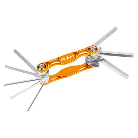 Set briceag cu 8 chei imbus 1,5-6 mm din oțel crom-vanadiu Rebel RB-1106