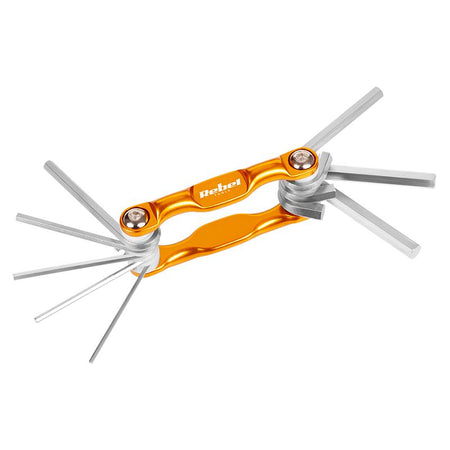 Set briceag cu 8 chei imbus 1,5-6 mm din oțel crom-vanadiu Rebel RB-1106