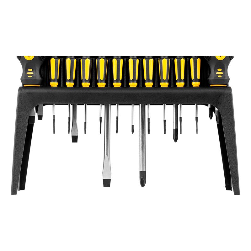 Stand șurubelnițe 18 bucăți cu precizie Rebel RB-1109