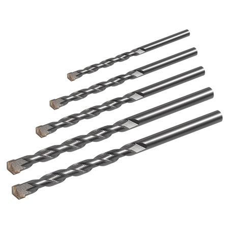 Set 5 burghie beton 4-10 mm cu mâner cilindric Rebel RB-1121