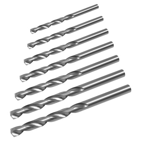 Set 7 burghie pentru metal 2-8 mm, mâner cilindric Rebel RB-1124