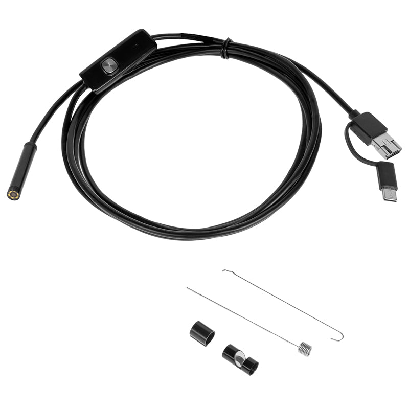 Cameră inspecție endoscop Android și Windows cu IP67, 2 m cablu Rebel RB-1141