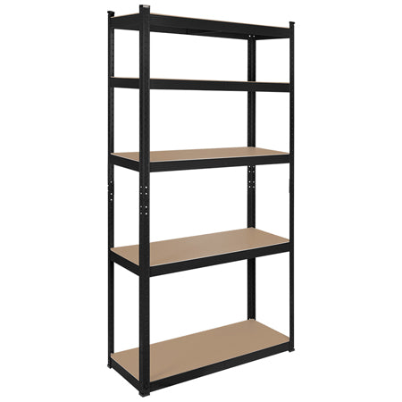 Raft metalic cu 5 polițe MDF 180 × 90 × 40 cm și sarcină totală 750 kg Rebel RB-1251B
