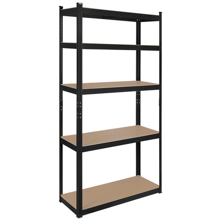 Raft metalic cu 5 polițe MDF 180 × 90 × 40 cm și sarcină totală 750 kg Rebel RB-1251B