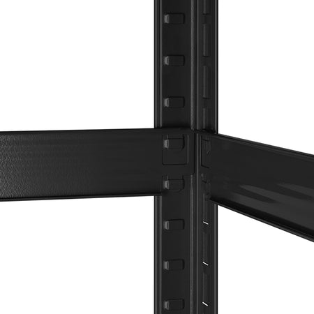 Raft metalic cu 5 polițe MDF 180 × 90 × 40 cm și sarcină totală 750 kg Rebel RB-1251B