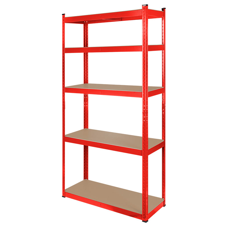 Raft metalic cu 5 polițe MDF 180 × 90 × 40 cm cu sarcină totală 750 kg Rebel RB-1251R