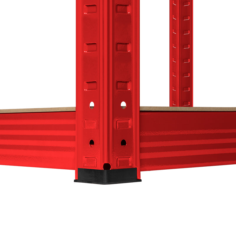 Raft metalic cu 5 polițe MDF 180 × 90 × 40 cm cu sarcină totală 750 kg Rebel RB-1251R
