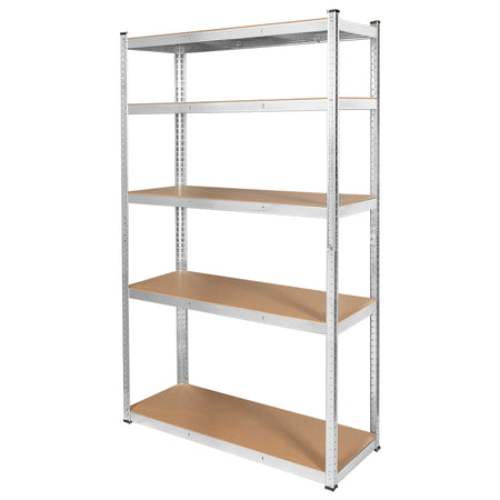 Raft metalic cu 5 polițe MDF de 205×120×45 cm cu sarcină totală de 875 kg Rebel RB-1253