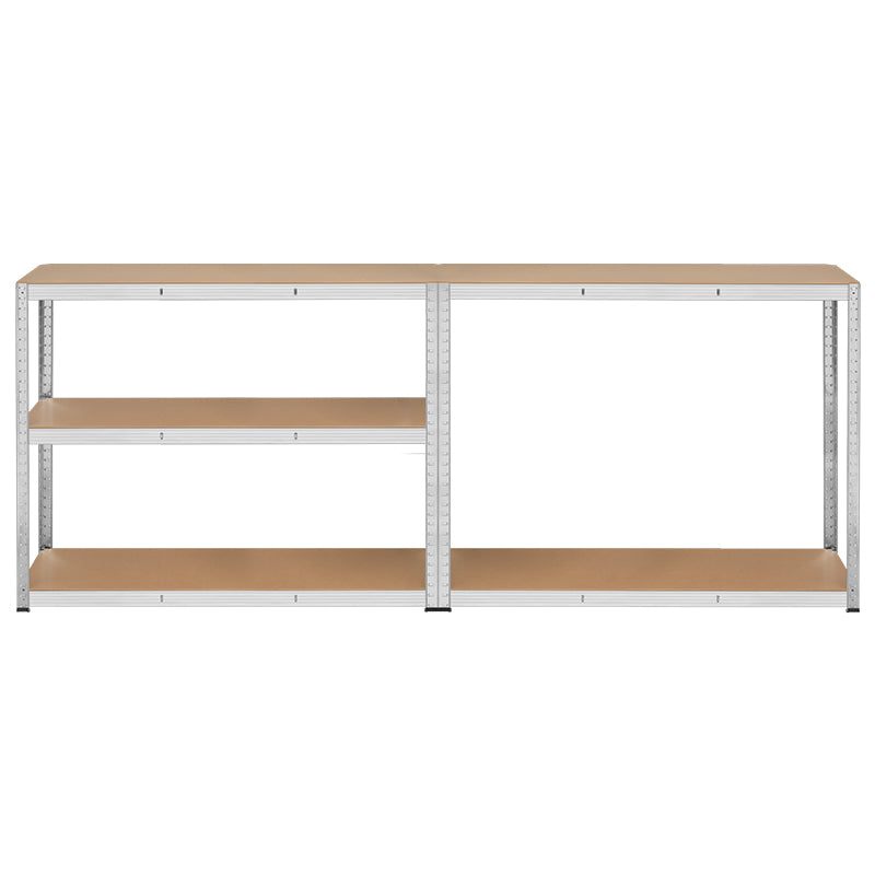 Raft metalic cu 5 polițe MDF de 205×120×45 cm cu sarcină totală de 875 kg Rebel RB-1253