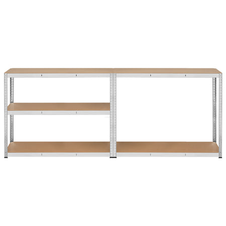Raft metalic cu 5 polițe MDF de 205×120×45 cm cu sarcină totală de 875 kg Rebel RB-1253
