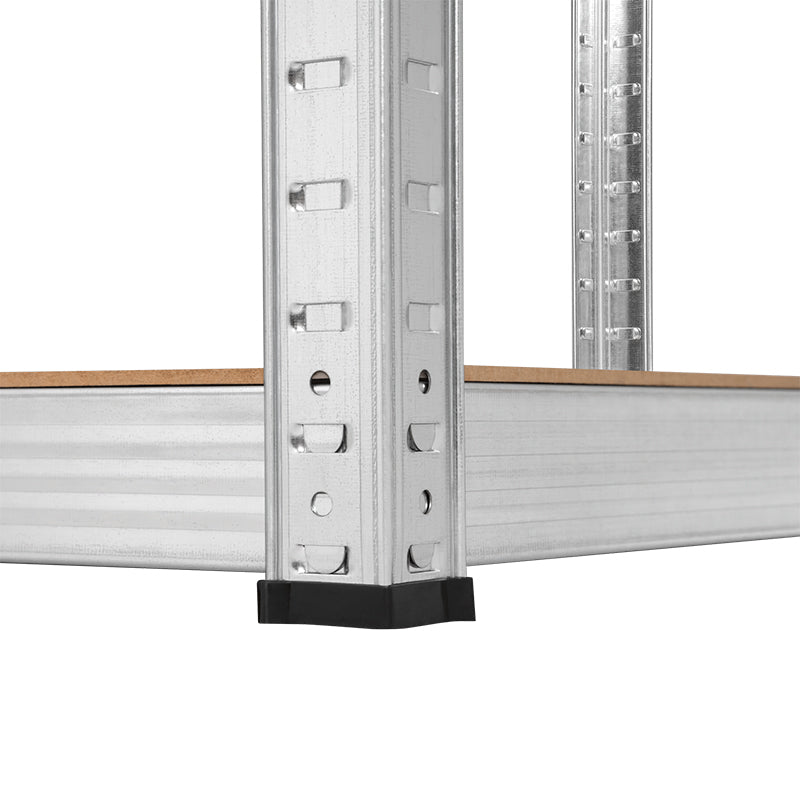 Raft metalic cu 5 polițe MDF de 205×120×45 cm cu sarcină totală de 875 kg Rebel RB-1253