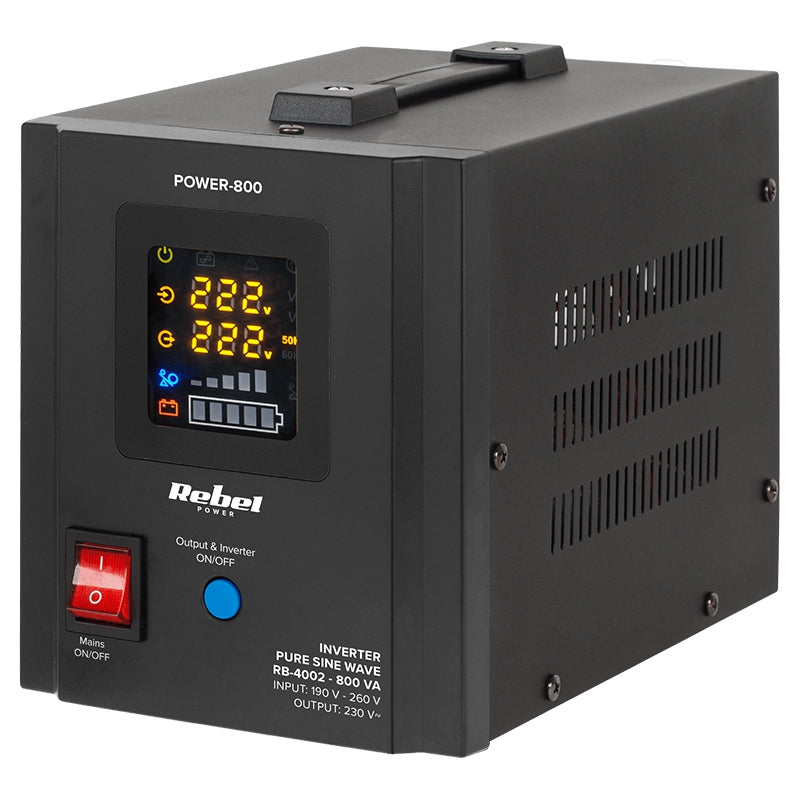 UPS pentru centrale termice cu undă sinus pur 12V Rebel