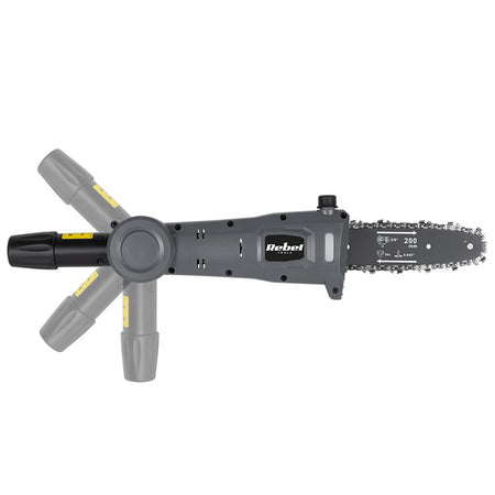 Trimmer gard viu telescopic + drujbă 20V fără acumulator Rebel RB-5005.1
