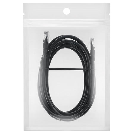 Cablu patchcord UTP Cat6 RJ45 la RJ45 de 2 m negru Rebel RB-6013-2