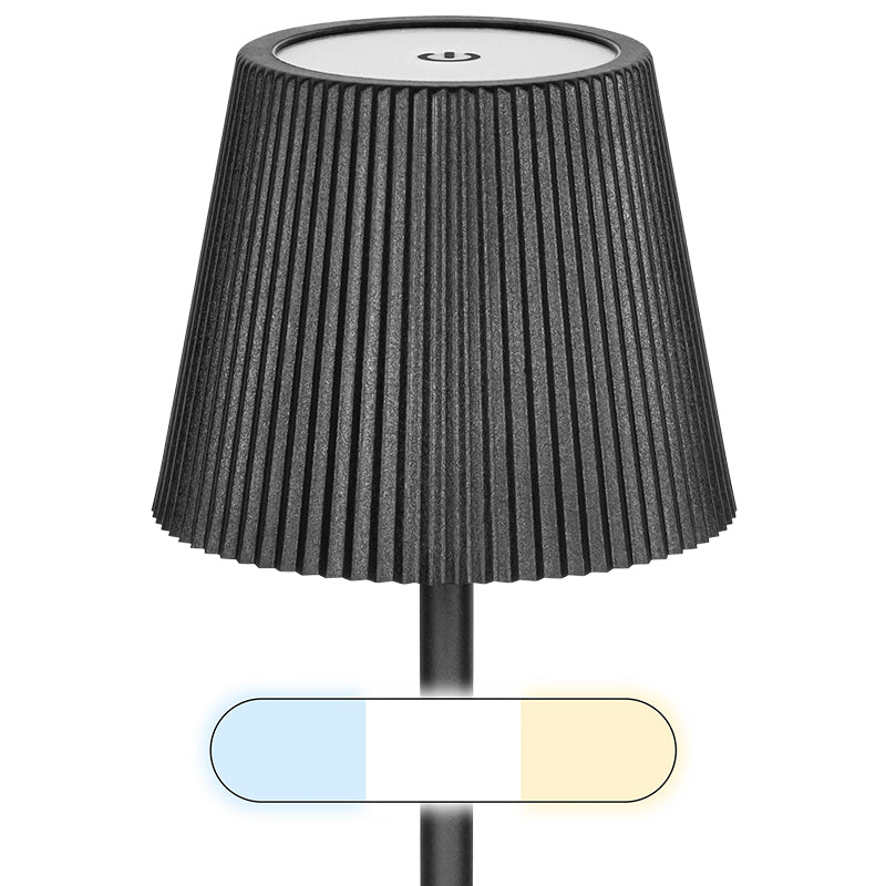 Lampă LED de birou reîncărcabilă de 2 W cu 3 temperaturi de culoare Rebel RB-6304-B