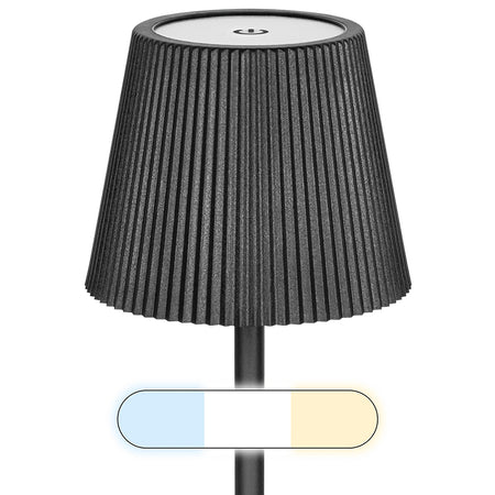 Lampă LED de birou reîncărcabilă de 2 W cu 3 temperaturi de culoare Rebel RB-6304-B