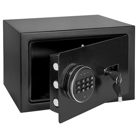 Seif electronic casnic din oțel de 12 l cu cod PIN și cheie Rebel RB-7002