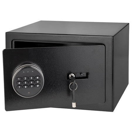 Seif electronic casnic din oțel de 12 l cu cod PIN și cheie Rebel RB-7002