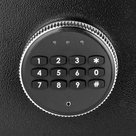 Seif electronic casnic din oțel de 12 l cu cod PIN și cheie Rebel RB-7002
