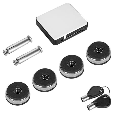 Seif electronic casnic din oțel de 12 l cu cod PIN și cheie Rebel RB-7002