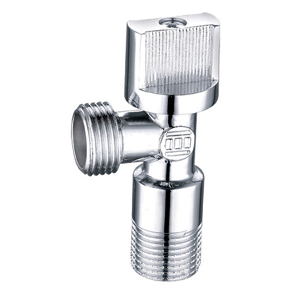 Robinet colțar Everline 1/2″ × 3/4″ FE din alamă cromată