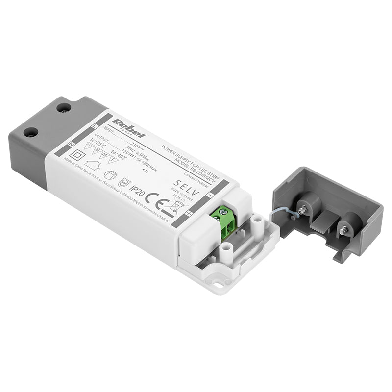 Alimentator pentru bandă LED 12 V 1,5 A 18 W IP20 Rebel RB-LD1812CV