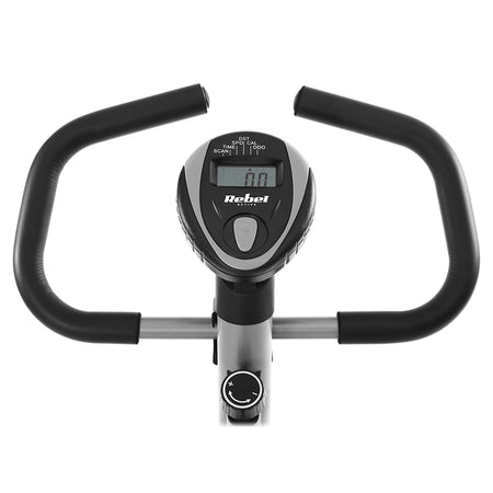 Bicicletă de apartament cu afișaj LCD și reglare șa verticală Rebel RBA-1013