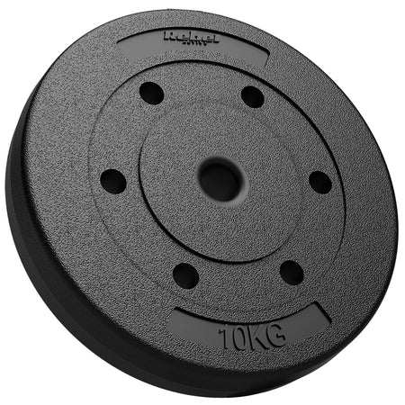 Set discuri greutate compozit 2 × 10 kg cu gaură de 31 mm Rebel RBA-2103