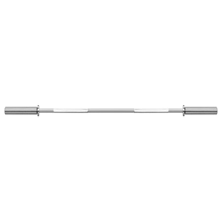 Bară olimpică dreaptă din oțel cromat de 120 cm și 6 kg Rebel RBA-2204