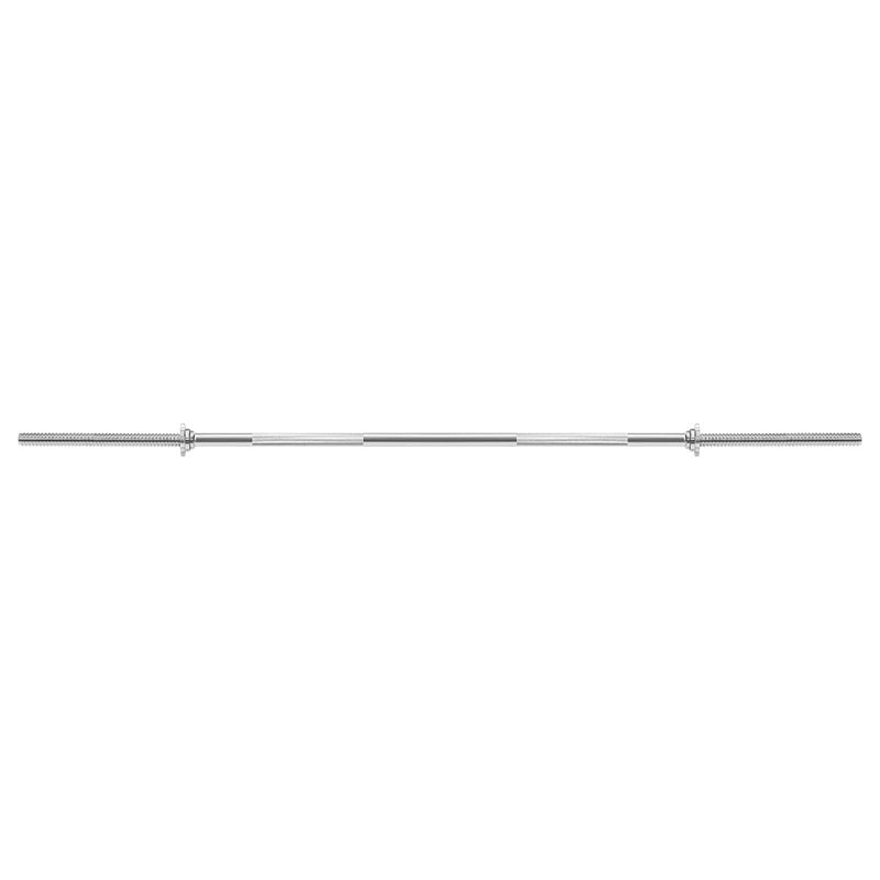 Bară dreaptă cu filet din oțel cromat de 150 cm și 5,6 kg Rebel RBA-2207