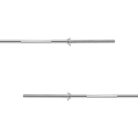 Bară dreaptă cu filet din oțel cromat de 150 cm și 5,6 kg Rebel RBA-2207